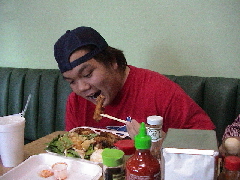 Tastes like sesame chicken...
